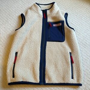 Vineyard Vines boys fleece vest size 8-10